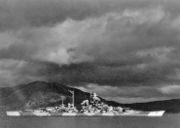 Tirpitz i Ofotfjorden.